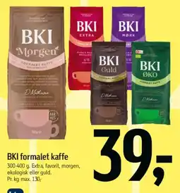 Føtex BKI formalet kaffe tilbud