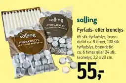 Føtex salling Fyrfads- eller kronelys tilbud