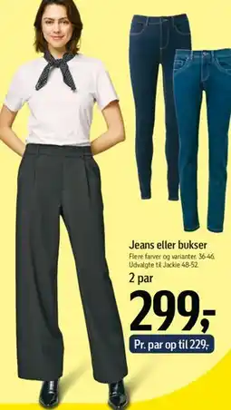 Føtex Jeans eller bukser tilbud