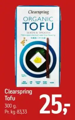 Føtex Clearspring Organic Tofu tilbud