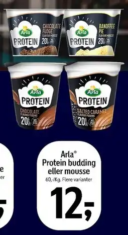 Føtex Arla Protein budding eller mousse tilbud