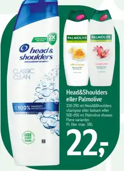 Føtex Head & Shoulders eller Palmolive tilbud