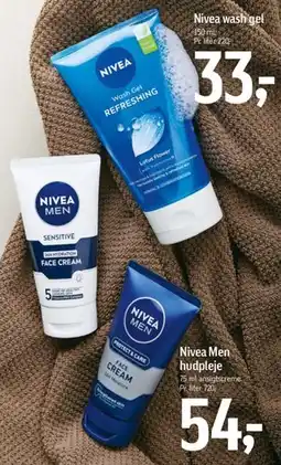 Føtex Nivea / Nivea Men hudpleje tilbud
