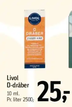 Føtex Livol D-dråber tilbud