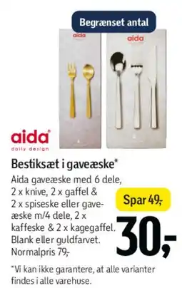 Føtex Bestiksett i gaveæske tilbud