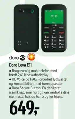 Føtex Doro Liva E1 tilbud