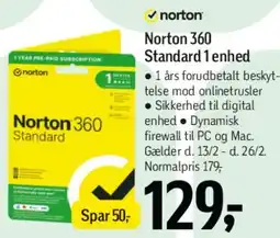 Føtex Norton 360 Standard tilbud