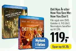 Føtex Det Nye År / Now You See Me: Now You Don't (DVD/Blu-ray) tilbud