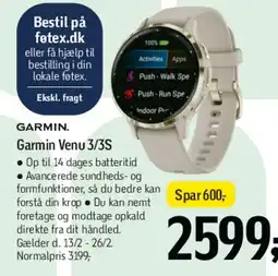 Føtex Garmin Venu 3 / Venu 3S tilbud