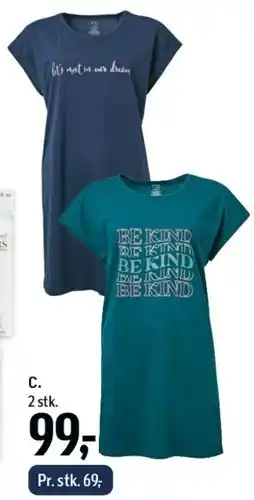 Føtex Nattøj / T-shirts - 2 stk tilbud