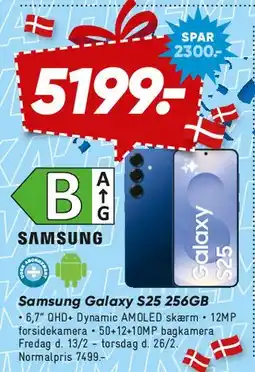 Bilka Samsung Galaxy S25 256GB tilbud