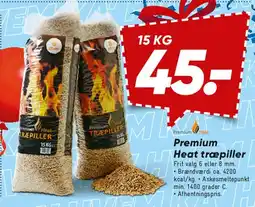 Bilka Premium Heat træpiller (15 kg) tilbud