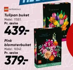 Bilka Tulipan buket / Pink blomsterbuket tilbud