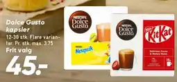 Bilka Dolce Gusto kapsler (pakke) tilbud
