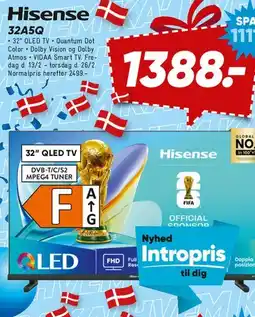 Bilka Hisense 32A5Q (32 QLED TV) tilbud