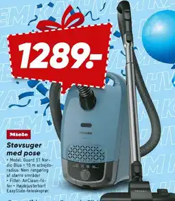 Bilka Støvsuger med pose tilbud