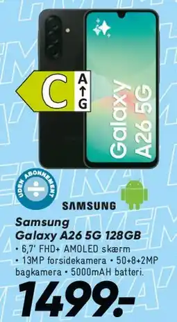 Bilka Samsung Galaxy A26 5G 128GB tilbud