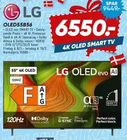 Bilka LG OLED55 (55 4K OLED Smart TV) tilbud