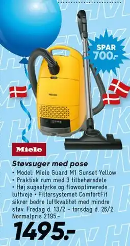 Bilka Støvsuger med pose tilbud