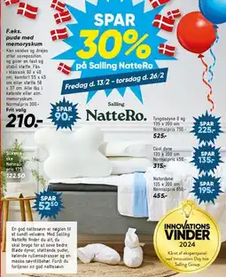 Bilka Spar 30% på Salling NatteRo tilbud