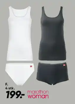 Bilka Marathon Woman undertrøjer & shorts (4 stk.) tilbud