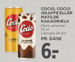 MENY Cocio, Cocio Iskaffe eller Matilde kakaomælk tilbud