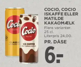 MENY Cocio, Cocio Iskaffe eller Matilde kakaomælk tilbud