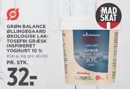 MENY Grøn Balance Økologisk Græsk Inspireret Yoghurt 10% tilbud