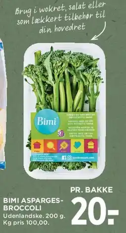 MENY Bimi Asparges-broccoli tilbud