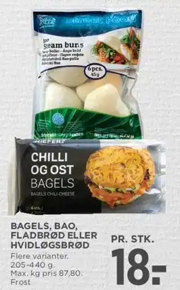 MENY Chilli og ost bagels tilbud