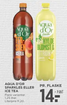 MENY Aqua d'Or Sparkle eller Ice Tea tilbud