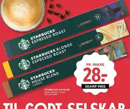 MENY Starbucks kapsler tilbud