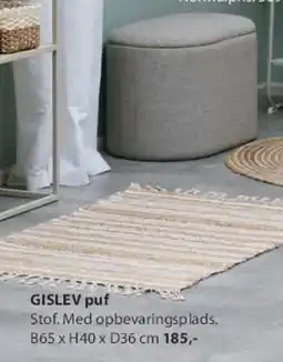 JYSK GISELEV puf tilbud