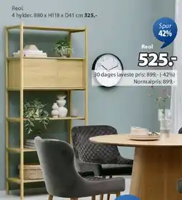 JYSK LINDVED reol tilbud