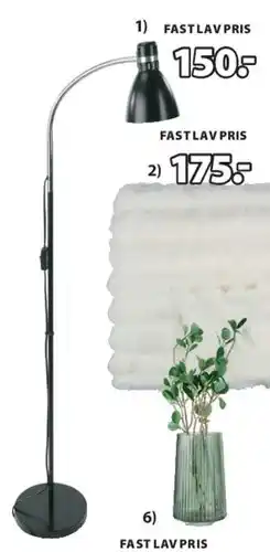 JYSK Hansson gulvlampe tilbud