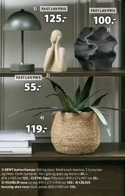 JYSK Blandede dekorationsartikler tilbud