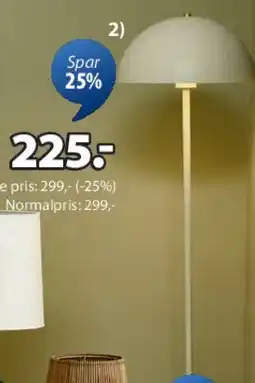 JYSK KENT gulvlampe tilbud