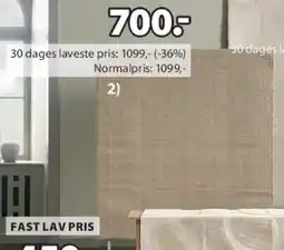 JYSK NATTLYS tæppe tilbud