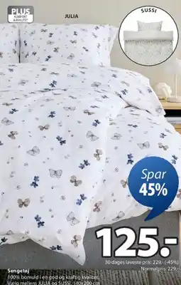 JYSK JULIA / SUSSI sengetøj tilbud