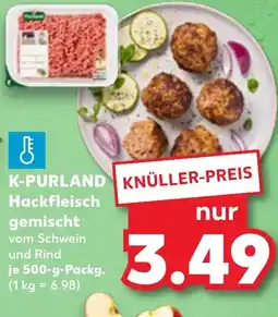 Kaufland DE K-PURLAND Hackfleisch gemischt tilbud