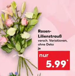 Kaufland DE Rosen- Lilienstrauß tilbud