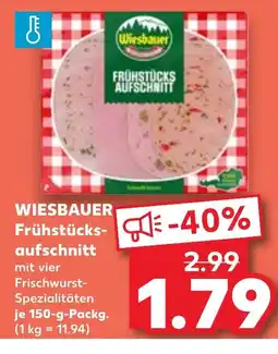 Kaufland DE WIESBAUER Frühstücks- aufschnitt tilbud