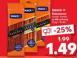 Kaufland DE SNACK IT Kabanossi tilbud