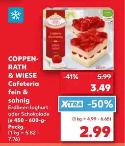 Kaufland DE COPPENRATH & WIESE Cafeteria fein & sahnig tilbud