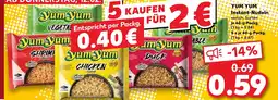 Kaufland DE YUM YUM Instant-Nudeln tilbud