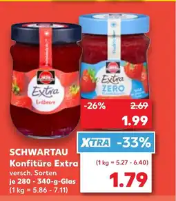 Kaufland DE SCHWARTAU Konfitüre Extra tilbud