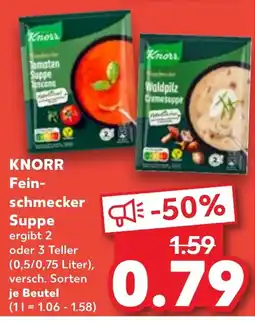 Kaufland DE KNORR Fein- schmecker Suppe tilbud