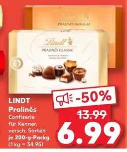 Kaufland DE LINDT Pralinés tilbud