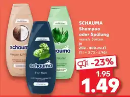 Kaufland DE SCHAUMA Shampoo oder Spülung tilbud