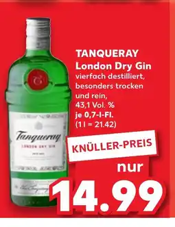 Kaufland DE TANQUERAY London Dry Gin tilbud